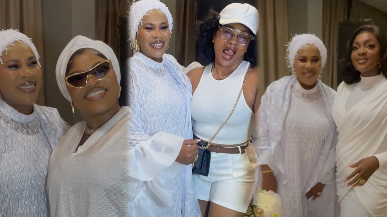ENIOLA BADMUS ,SEYI EDUN ,TALK TO B &CO ACTRESS HONORS FAITHIA BALOGUN AT HER BIRTHDAY THANKSGIVING 