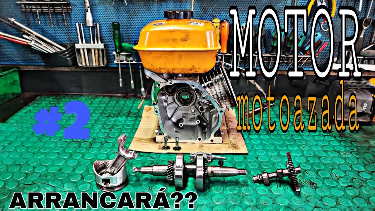Motor motoazada. MONTAJE CIGÜEÑAL!! arrancará??🤔