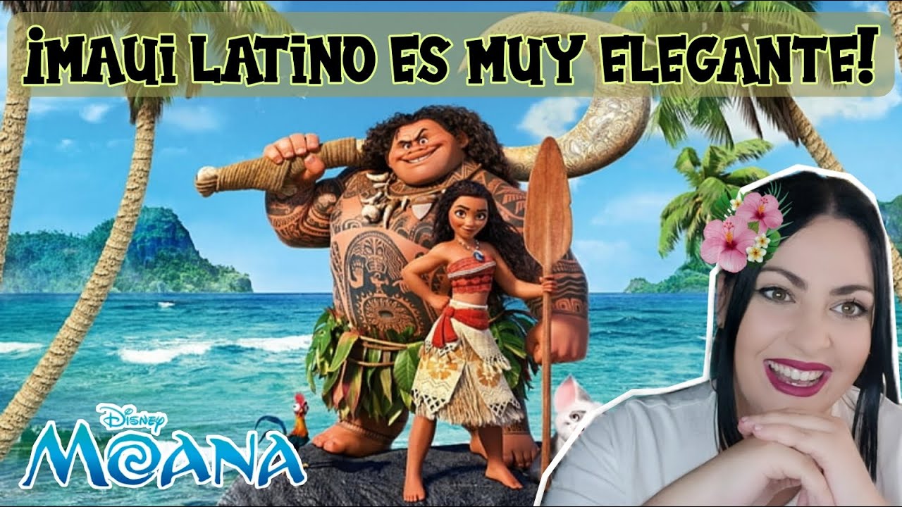 Española reaccionando a DE NADA - MAUI ( MOANA / VAIANA ) | doblaje CASTELLANO vs LATINO