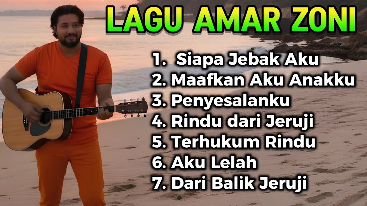 LAGU AMAR ZONI SEDIH BANGET | LAGU POP MINANG SLOWROCK MELAYU TERBARU MENYENTUH HATI