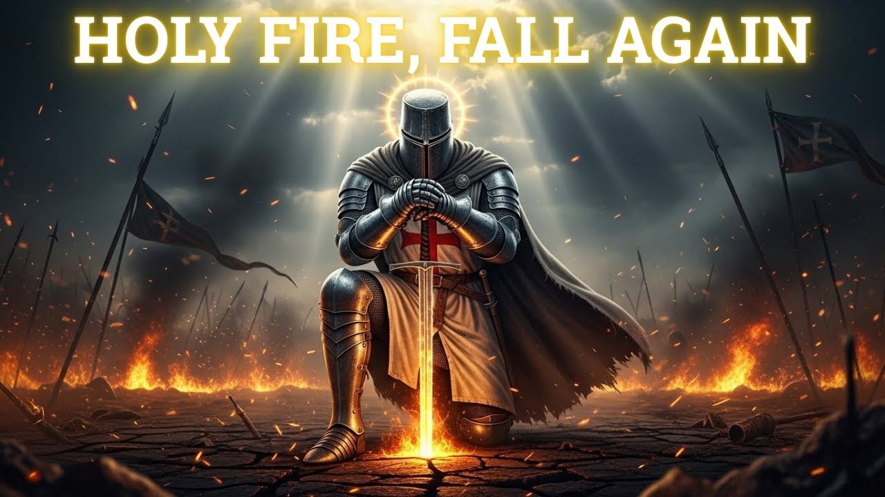 Holy Fire, Fall Again | Epic direct, cinematic Music | Chantable #prayer #rain #templar #epic