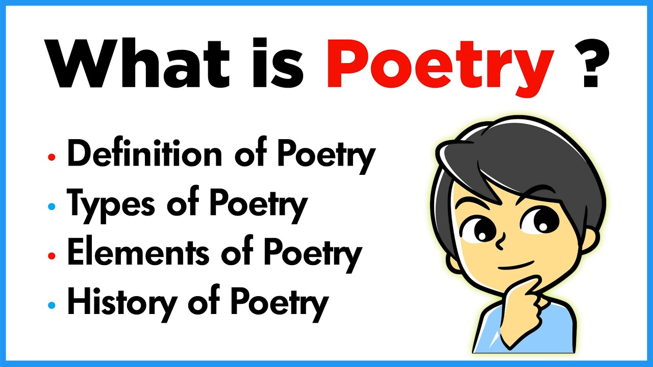 What is Poetry? ✍️| Poetry and its major forms | Elements of poetry