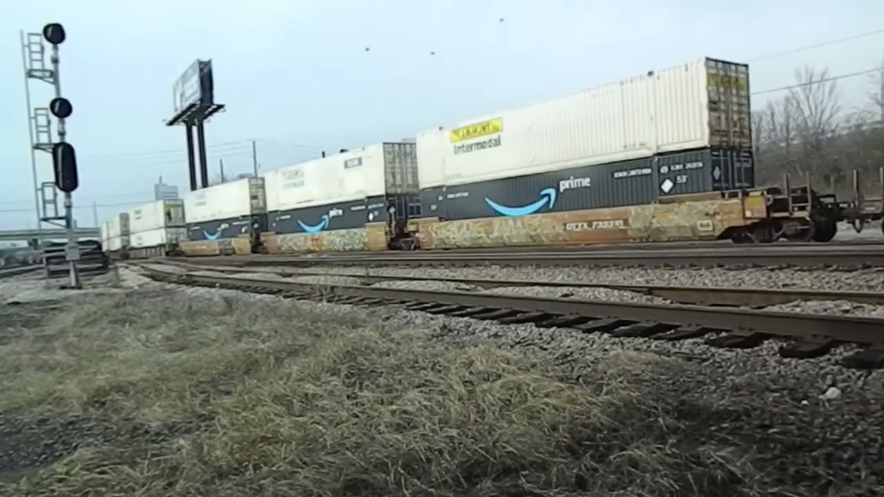 BNSF 8284 Leads Intermodal - 1/08/2026