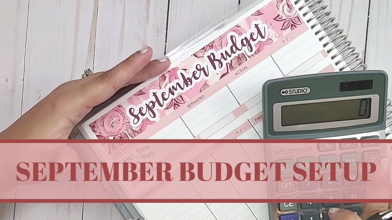 September Budget Setup  |  Monthly Budgeting  |  Budget With Me  |  Back to School