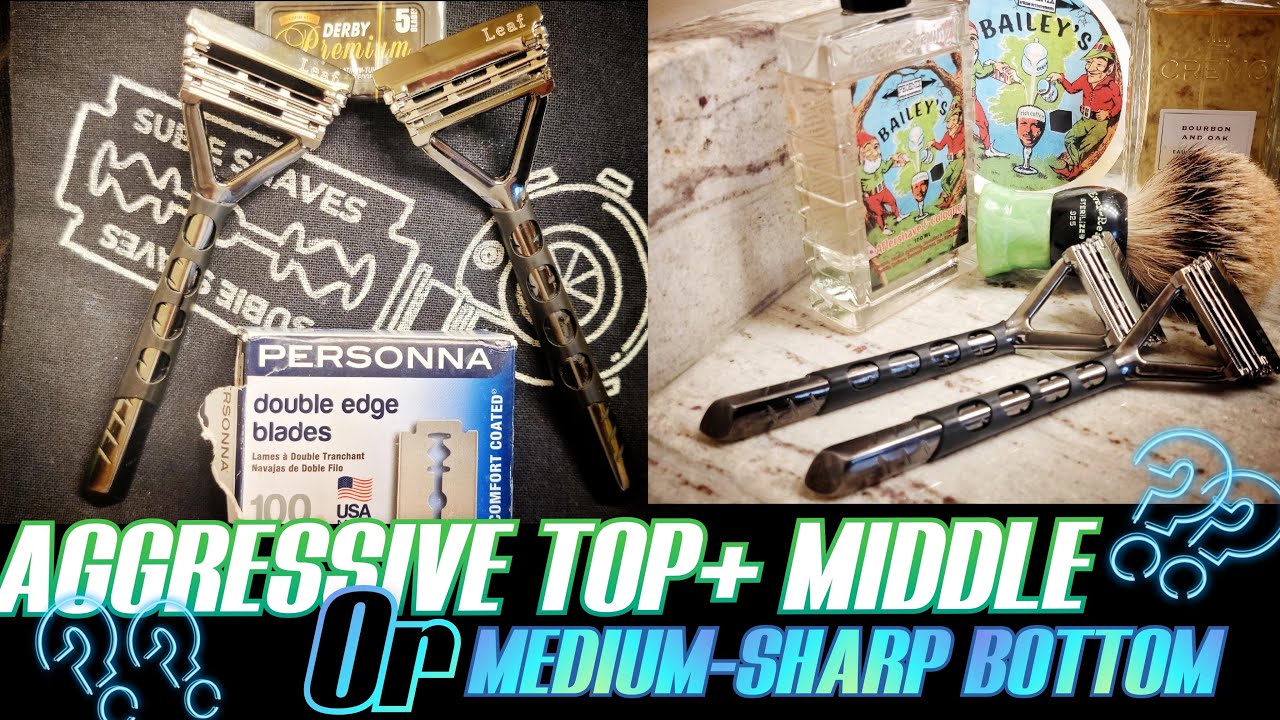 LEAF SHAVE LEAF | WHICH SLOT SETUP IS BETTER - TOP AND MIDDLE WITH SHARP BLADES OR BOTTOM WITH MILD?