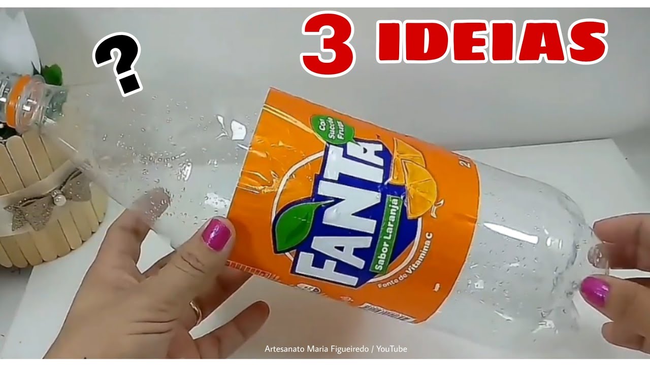 3 IDEIAS CRIATIVAS COM GARRAFA PET PARA DECORAR A SUA CASA | 3 CREATIVE IDEAS WITH PET BOTTLE