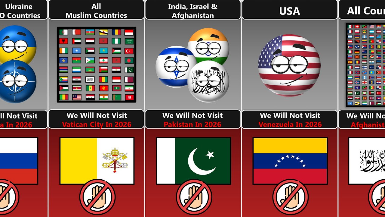 Я не буду посещать эту страну в 2026 году [Countryballs]