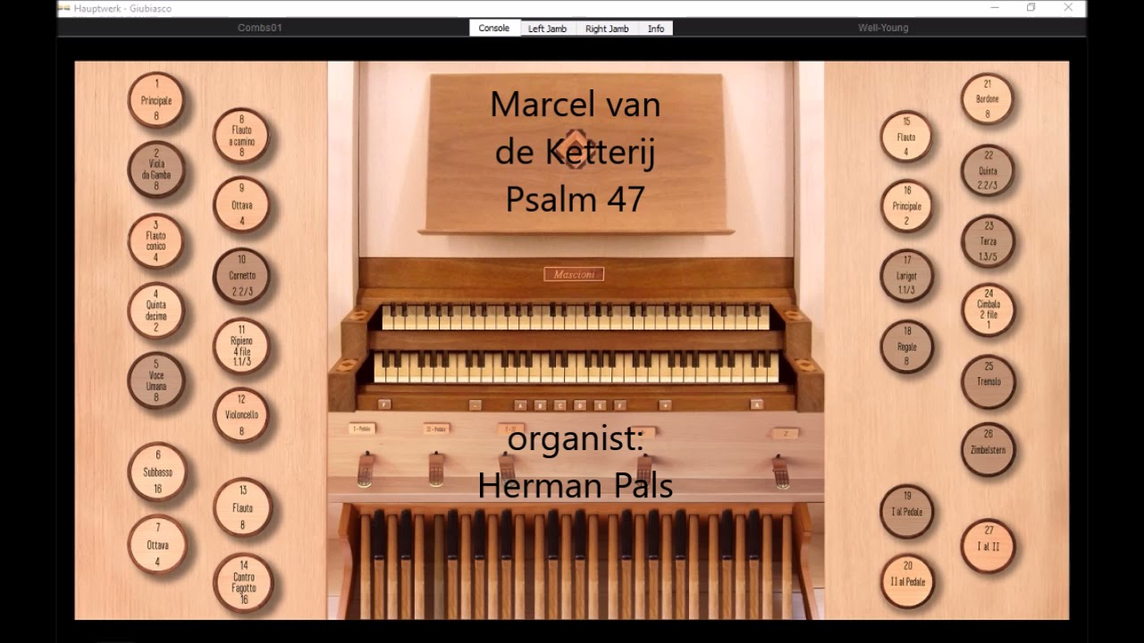 Psalm 47 Klaas Jan Mulder, Marcel van de Ketterij, Jan Zwart, Koraalboek Con Passione (Hauptwerk)