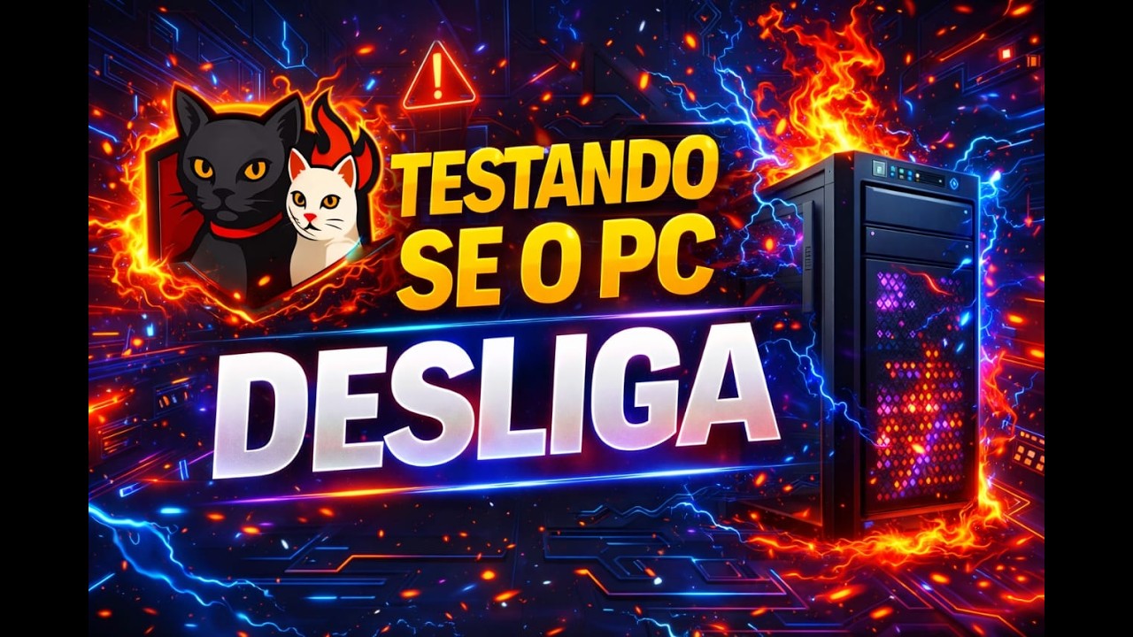 TESTANDO SE O PC DESLIGA
