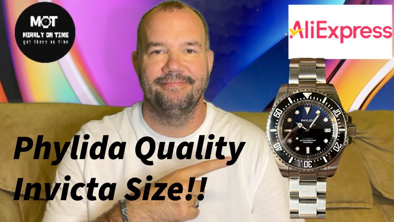 Phylida Quality Invicta Size! #aliexpress  Dive Watch