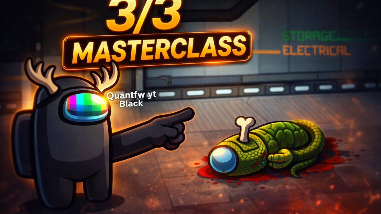 How to 3/3 master class in among us 