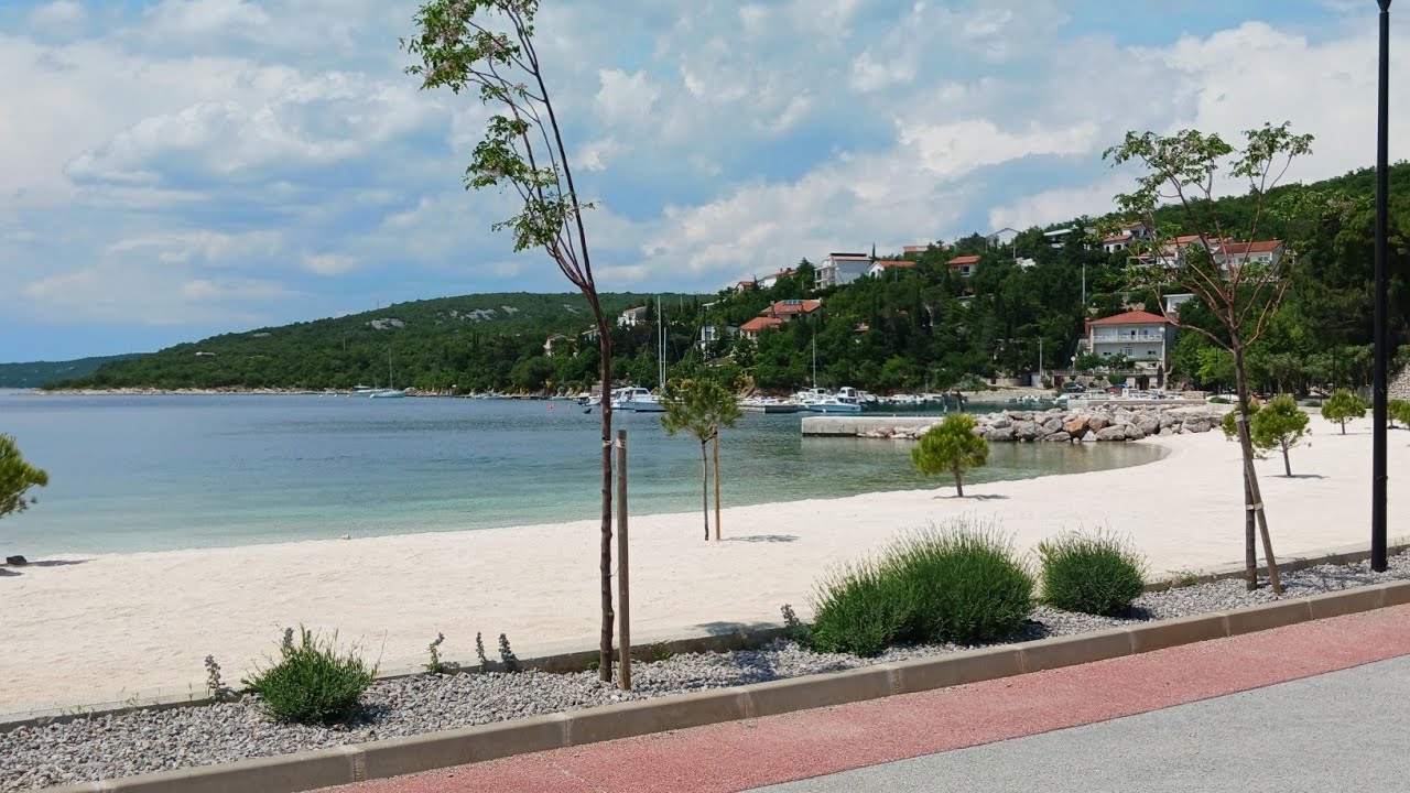 Walking Tour in Croatia 🇭🇷  JADRANOVO  BEACH II PLAŽA JADRANOVO  #walk #walkingtour #walking #vlog