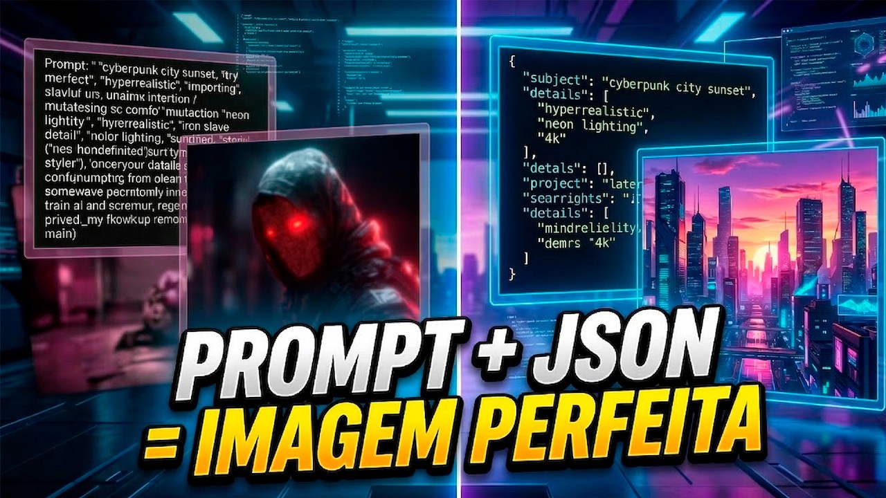 Como Usar JSON para Controlar Imagens com IA (Hack de Prompt)