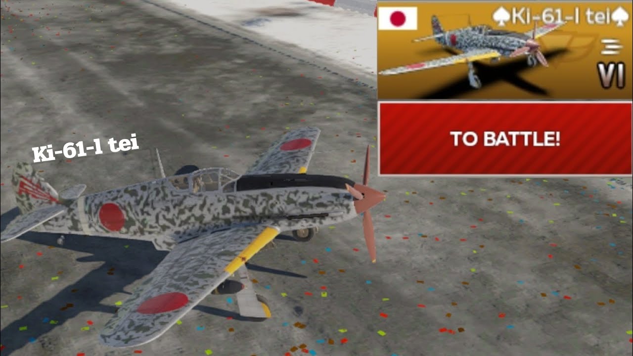 Ki-61-1 tei   War Thunder Mobile EP.357