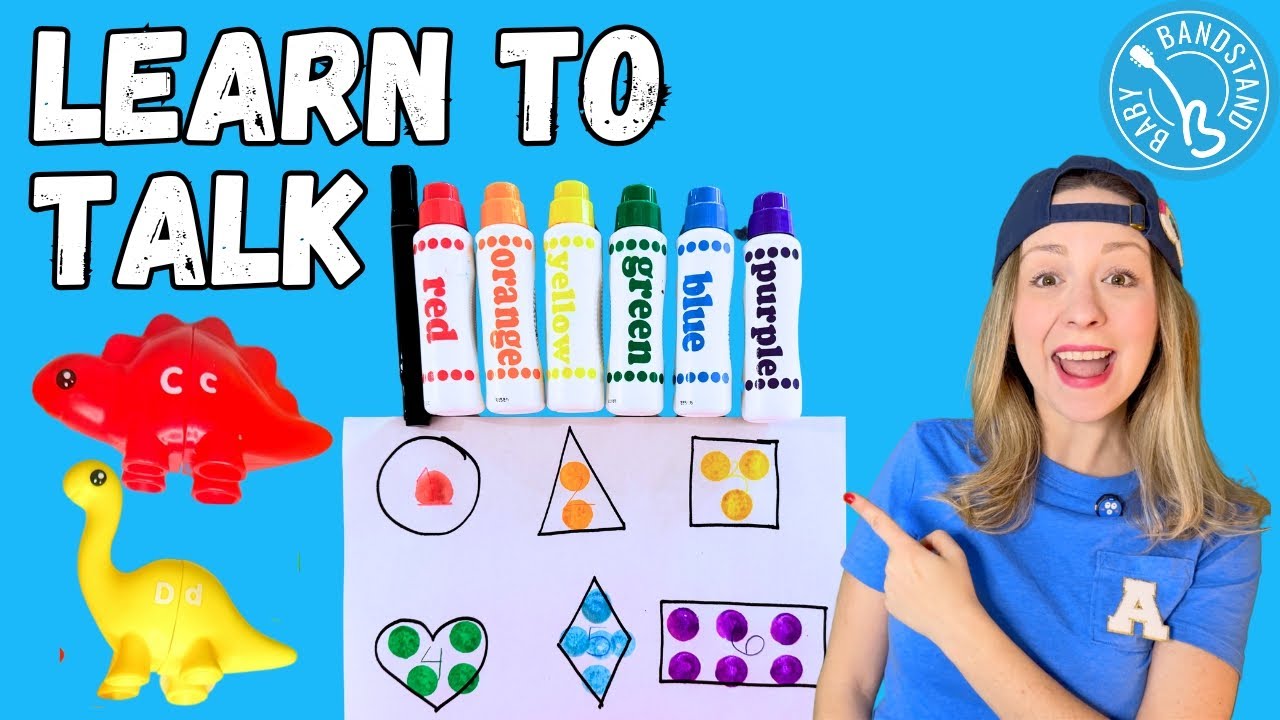 Best Learning Colors, First Words, Numbers and Shapes for Toddlers  - Learn with Ms  Alyssa