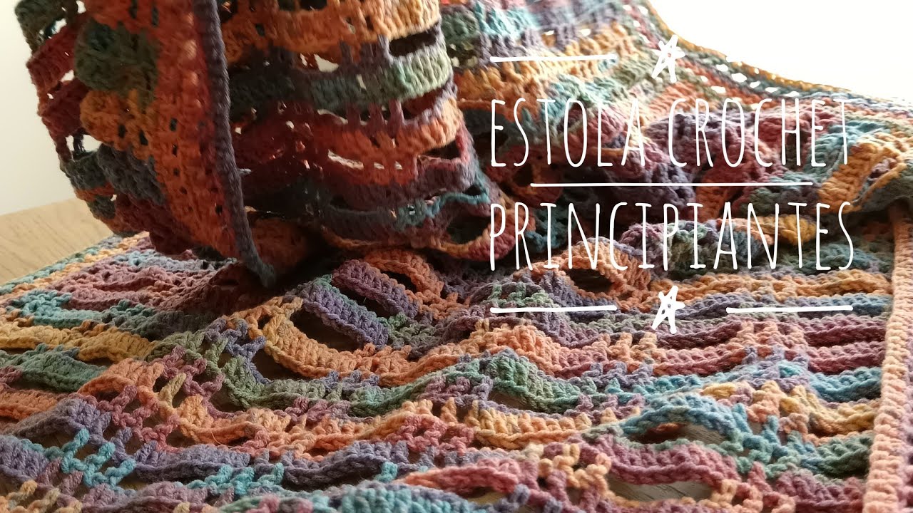 CHAL RECTANGULAR  DE CROCHET FACIL PARA PRINCIPIANTES |crochet fácil