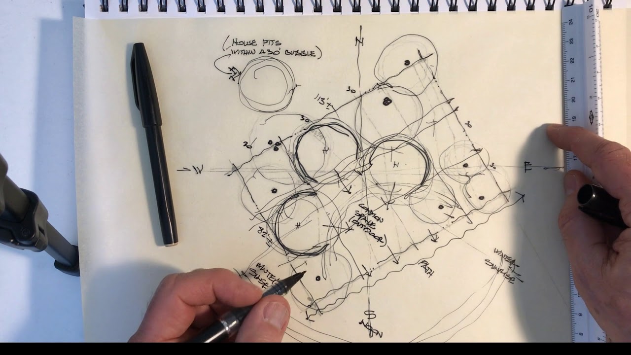 3: Site Plan Diagramming: Trace Overlay Process