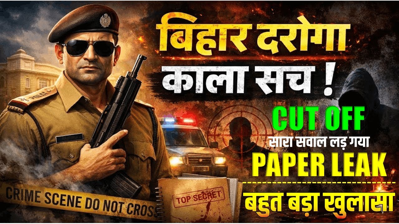 Bihar Daroga का काला सच! | बहुत बड़ा खुलासा 🔥| Bihar Daroga Paper Leak Update | Bihar SI Cut Off 2026