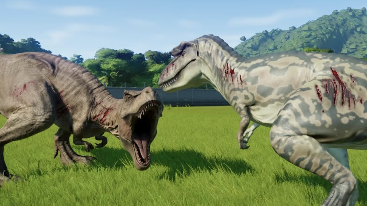 Albertosaurus VS T-Rex 1.8.1 - Jurassic World Evolution