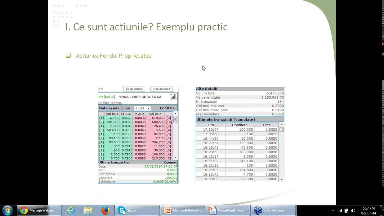 Webinar 2: In ce instrumente financiare poti investi