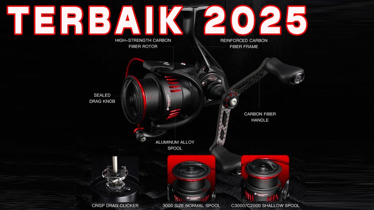 REEL PANCING TERBAIK 2025! BARU DENGAN TEKNOLOGI CANGGIH DAN MODERN REEL SEASIR PROSPEC SPINNING