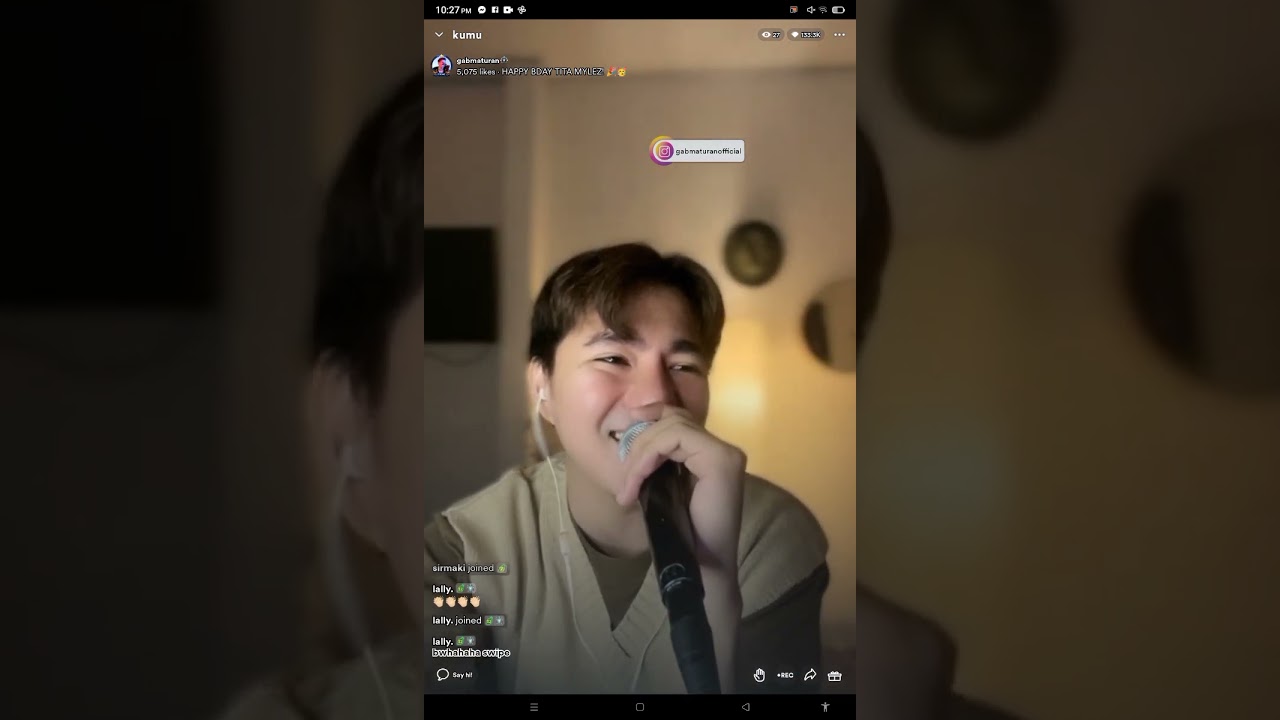 Gab Maturan - Mahal na mahal kita ( cover) by Sam Concepcion #kumu #kumulive
