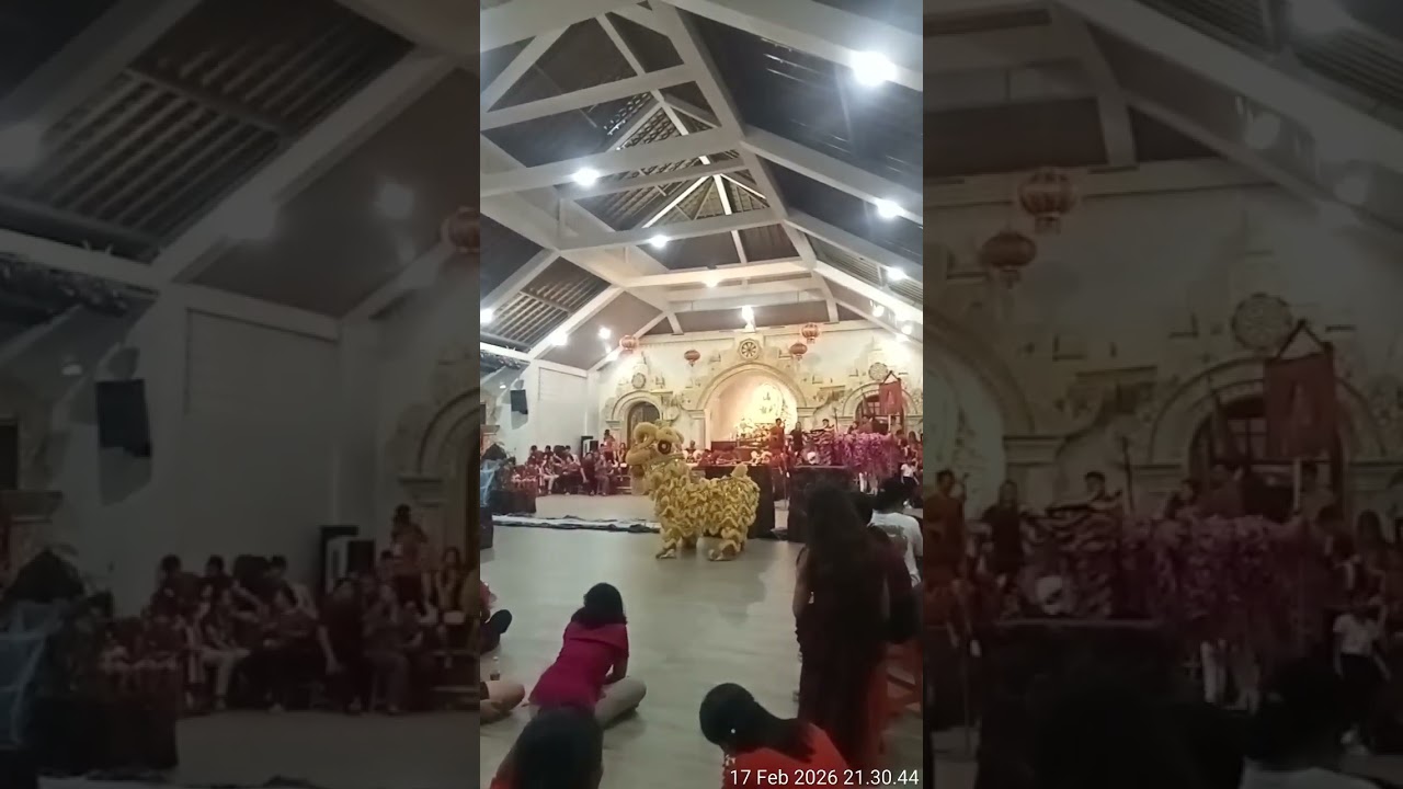 Barongsai pusaka Tantra vihara dharmayana Kuta klenteng Leng gwan bio Imlek 2026