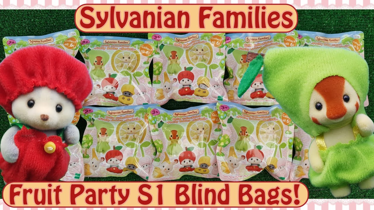 Opening Sylvanian Families Fruity Babies Series 1 Blind Bags! Will I get them all?!?