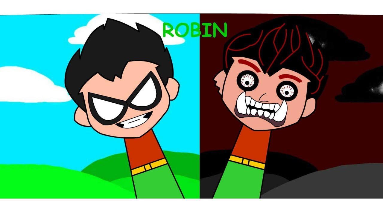 My Sprunki OC: Robin (from Teen Titans Go!)