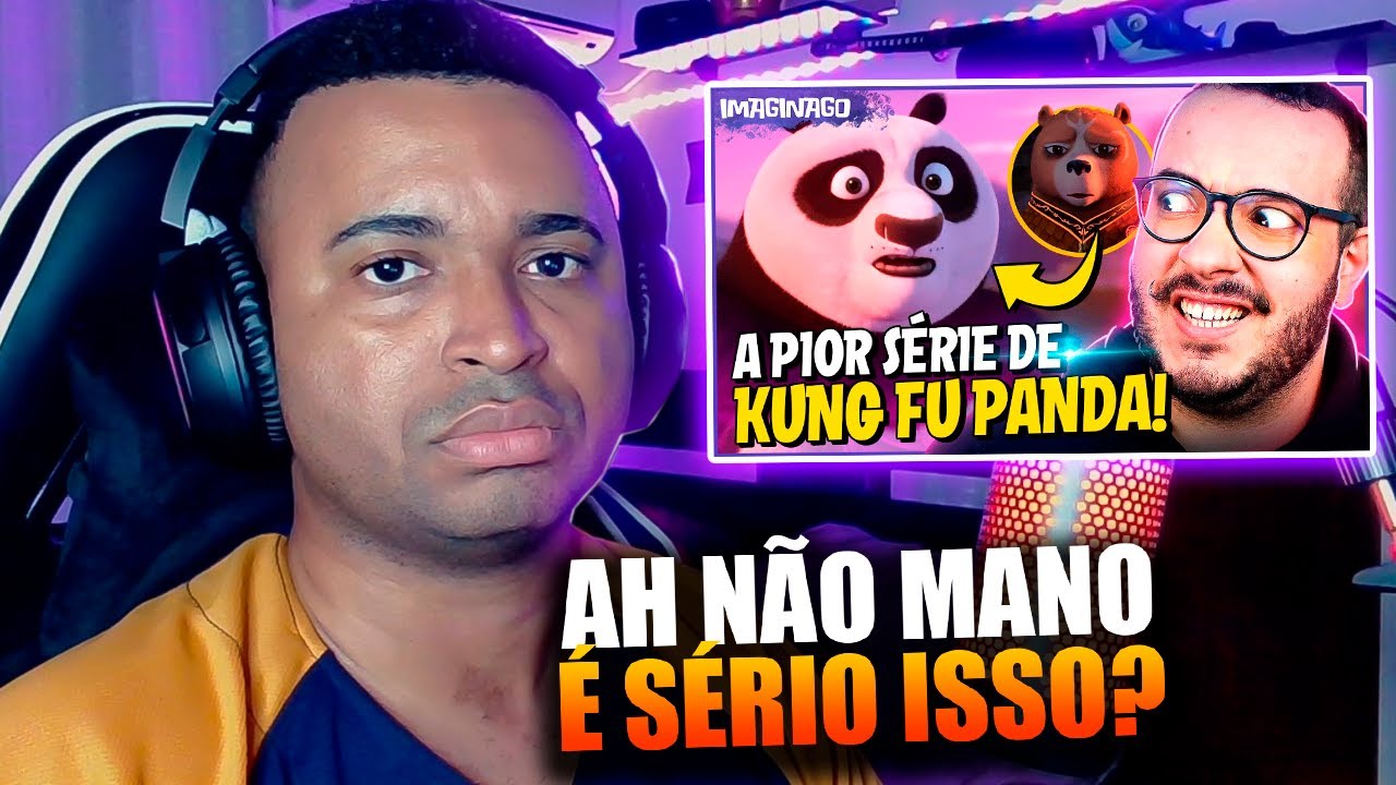 A PIOR SÉRIE DE KUNG FU PANDA QUE EU JÁ VI! - CAVALEIRO DRAGÃO - (Alexandre Reage)