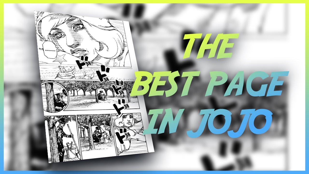 The Best Panel in Jojo's Bizarre Adventure