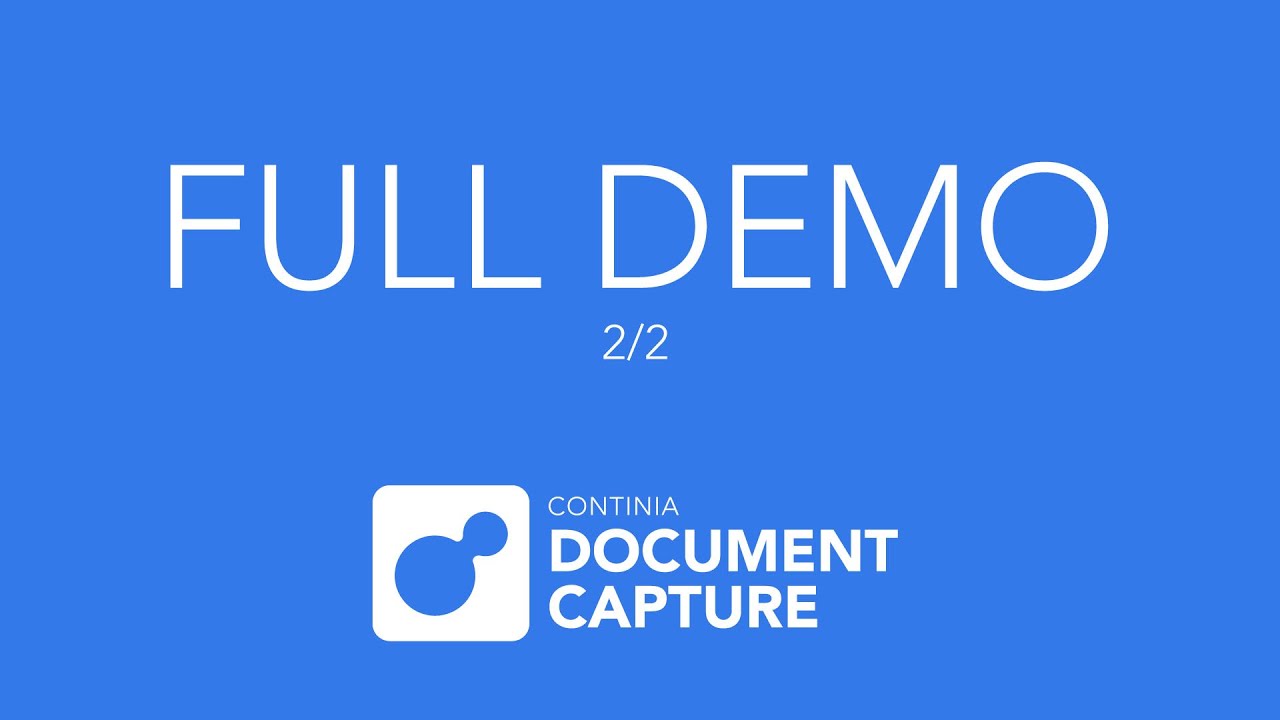Continia Document Capture - Full Demo - 2/2
