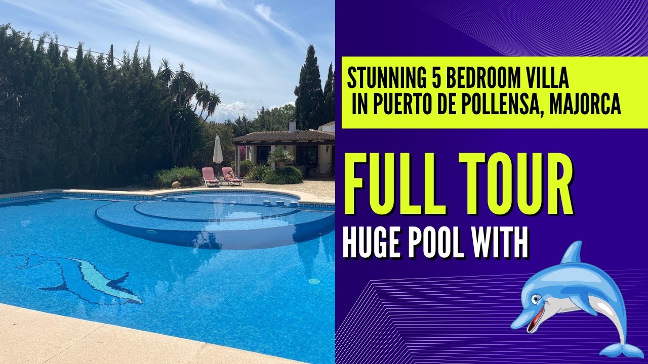 Luxury Villas Mallorca offers this stunning 5 Bedroom Villa in Puerto Pollensa, Majorca