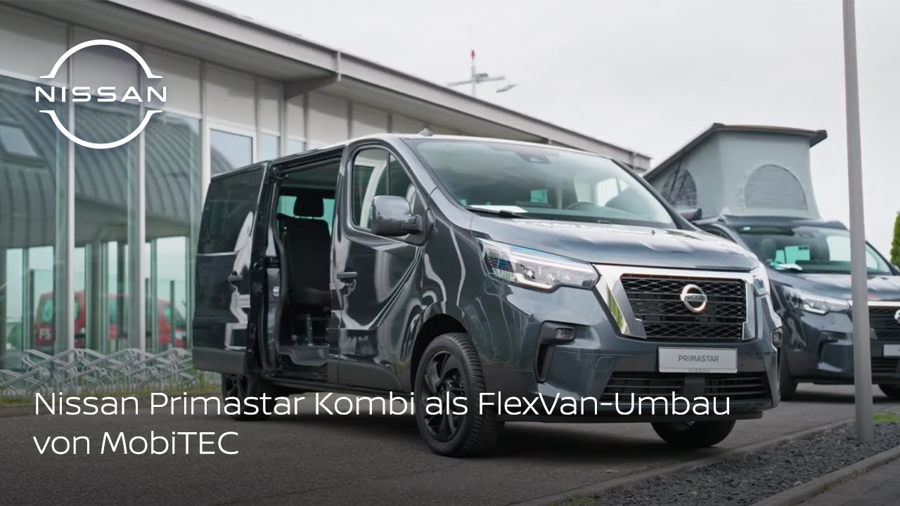 Nissan Primastar Kombi als FlexVan-Umbau von MobiTEC | NISSAN Auf- und Umbauten