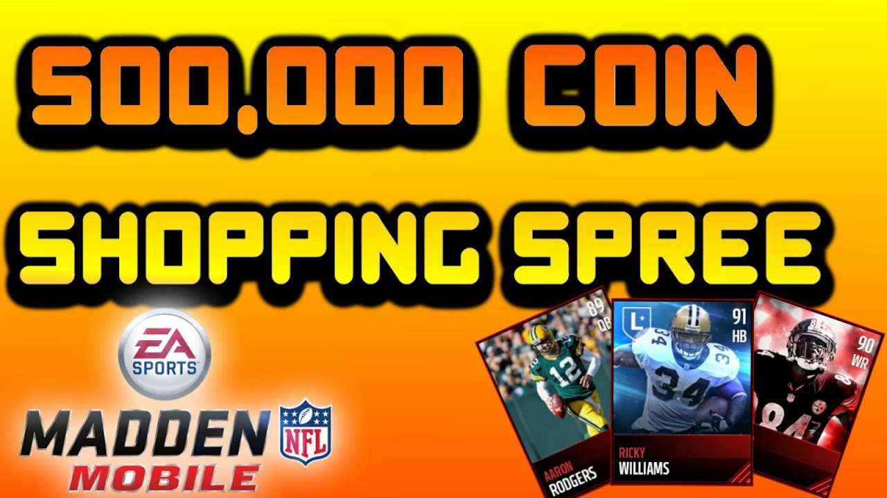 Epic 500k Madden Mobile Shopping Spree!!! Offense Only