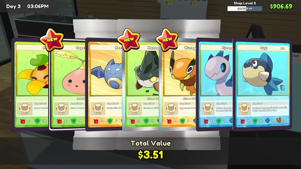 Playing TCG Card Shop Simulator (Game Preview) - Day 4