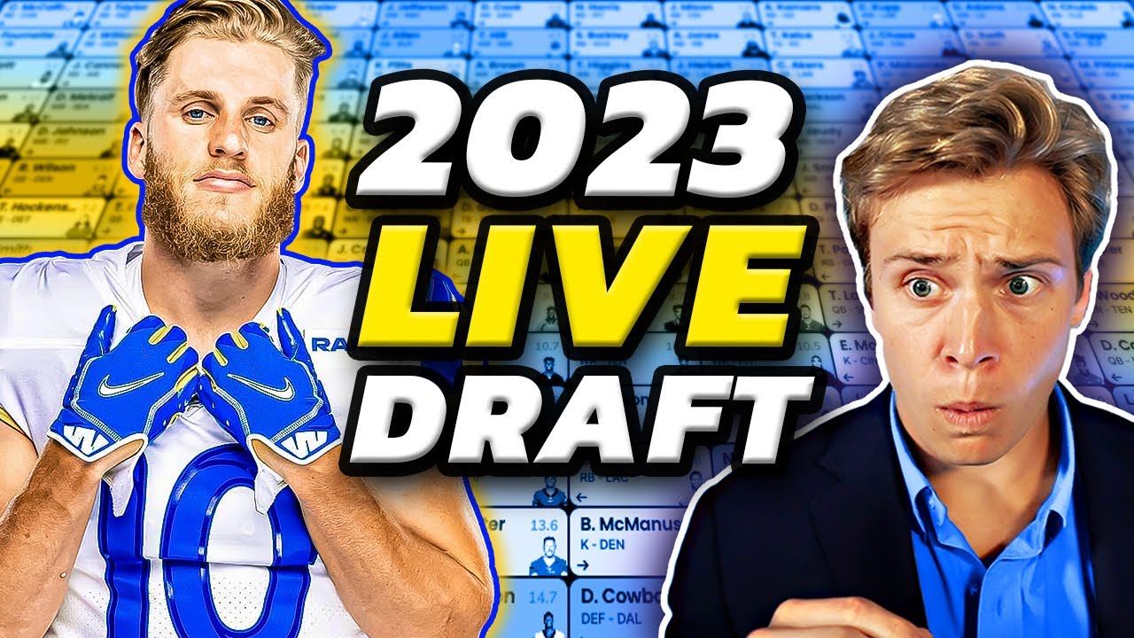 A High Stakes 2023 Fantasy football Draft !