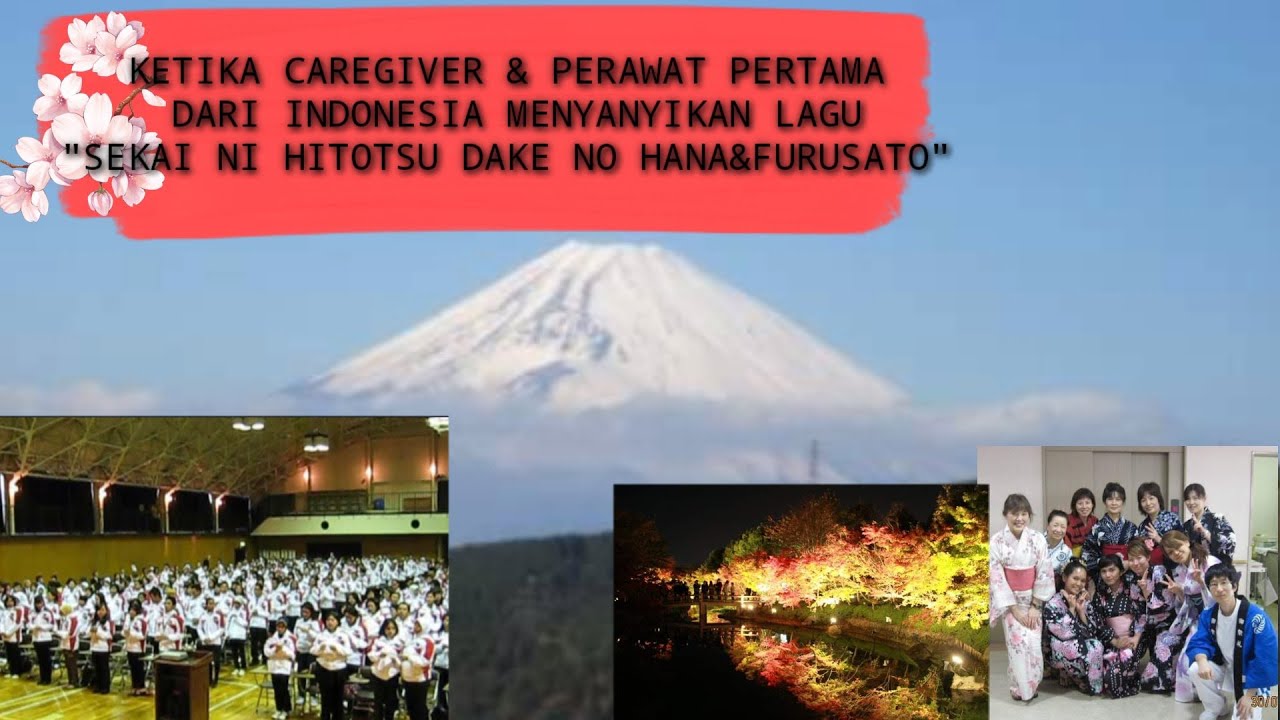 SEKAI NI HITOTSU DAKE NO HANA ,FURUSATO (Lirik& Terjemahan Bahasa Indonesia) || Beautiful Japan