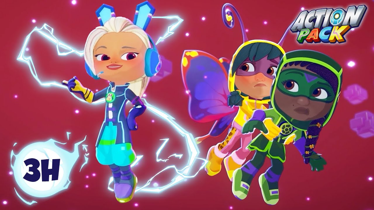 Gamer Girl&rsquo;s Game Trap! 🎮 |  3H Compilation | Action Pack | Adventure Cartoon for Kids
