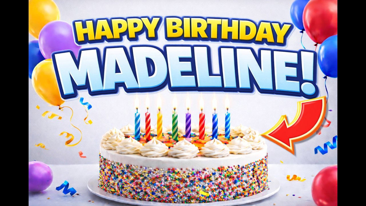 Happy Birthday Madeline 🎉 | Birthday Song for Madeline