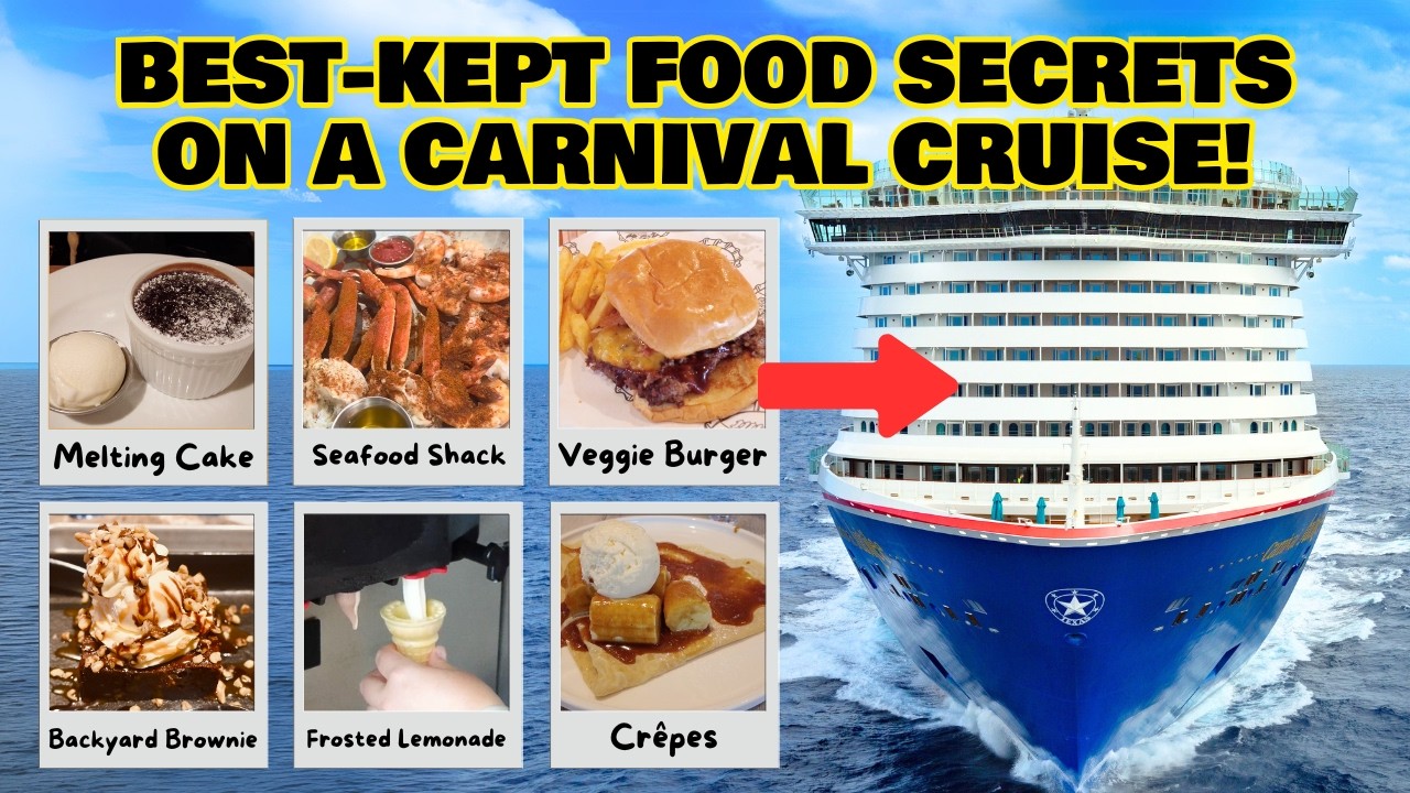 6 foods you NEED to eat on a Carnival Cruise: The best food secrets!