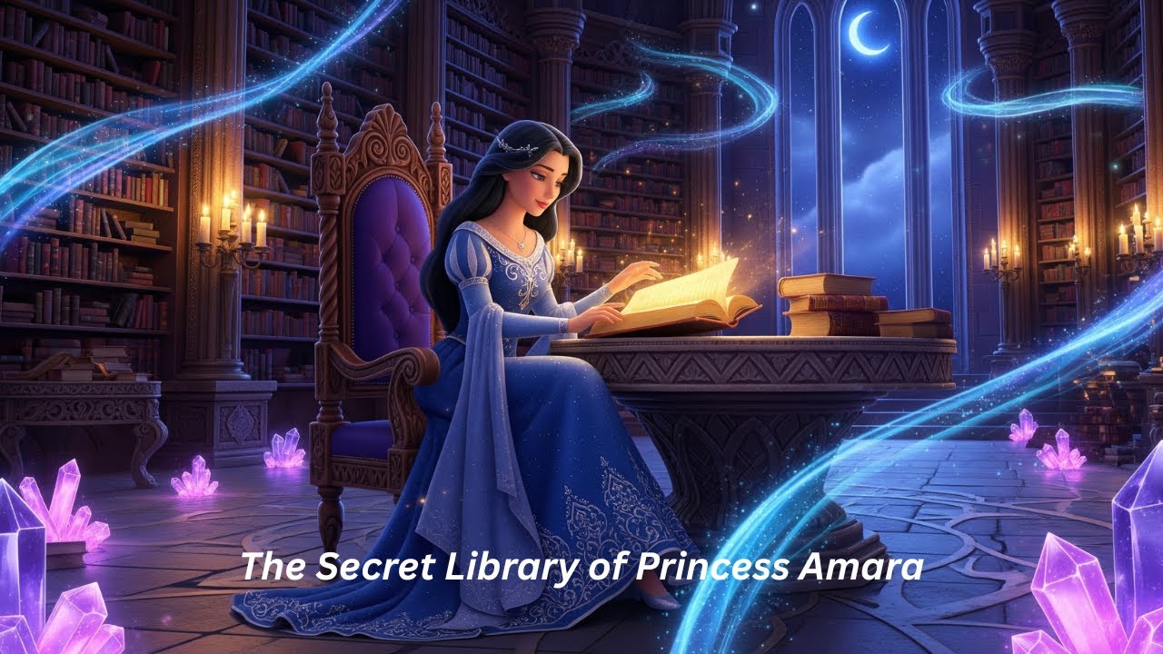 The Secret Library of Princess Amara | A Magical Fairytale Adventure