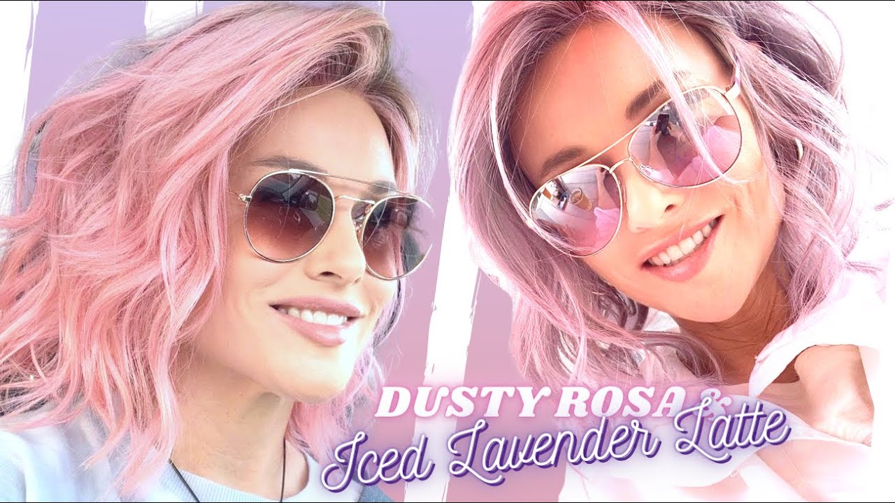 Belle Tress DUSTY ROSA & ICED LAVENDER LATTE | DISCONTINUED COLORS