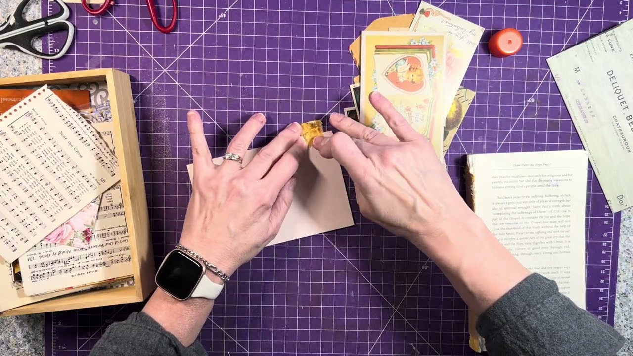 CREATING WITH WHATS IN MY BOX/HIDDEN GEMS #thesimplecrafter 