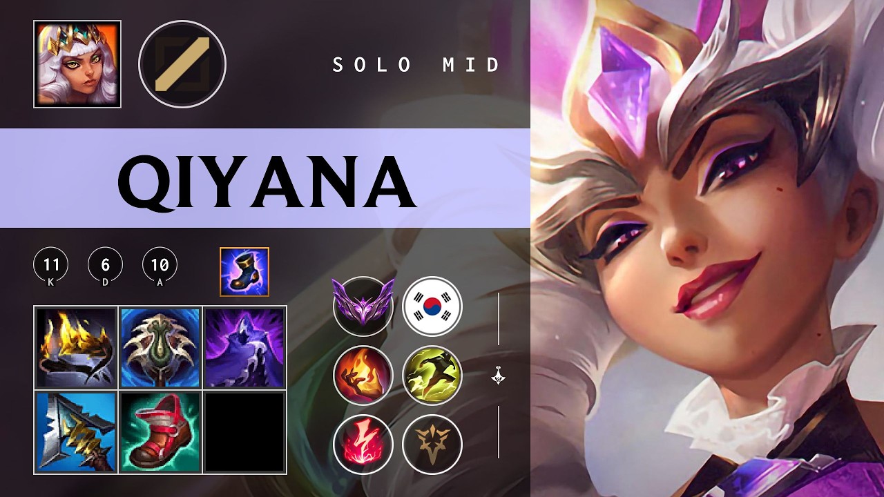 Qiyana Mid vs Azir - KR Master Patch 26.07