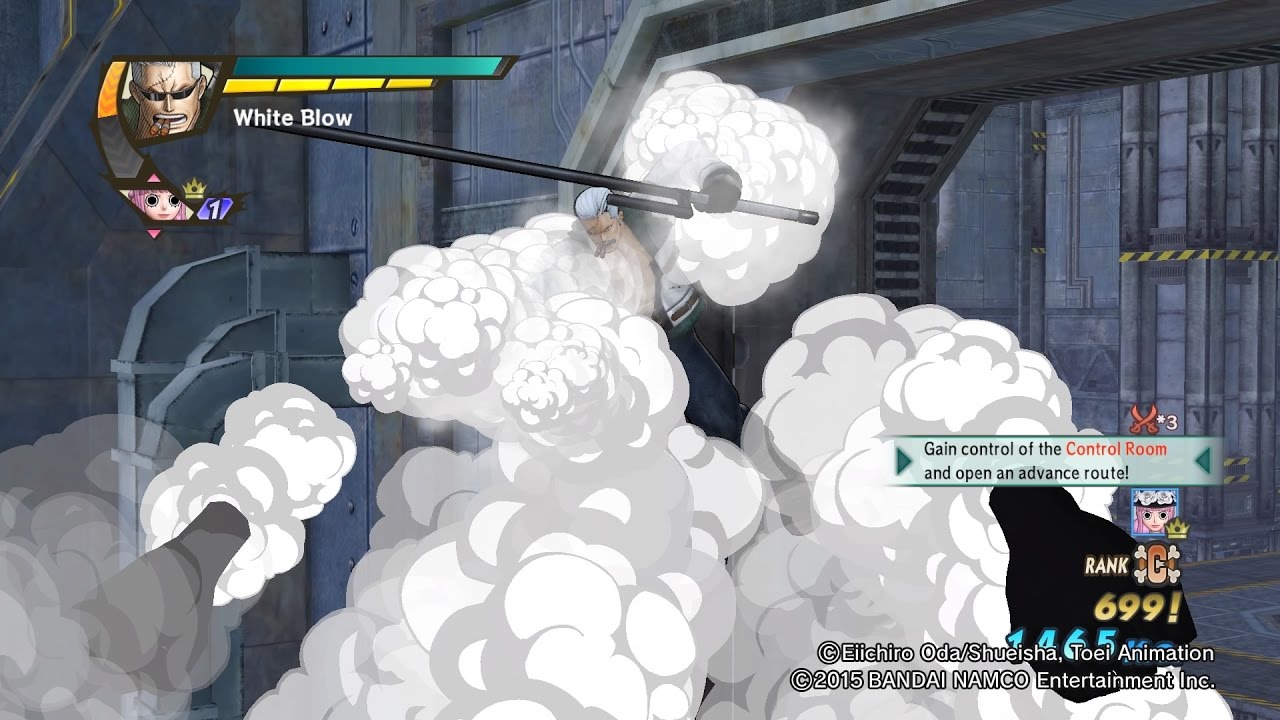 One Piece Pirate Warriors 3 Smoker Level 100 Gameplay