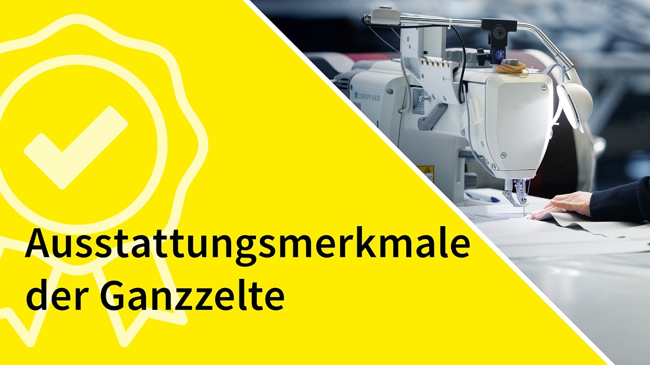 dwt-Zelte | Ausstattungsmerkmale der Ganzzelte