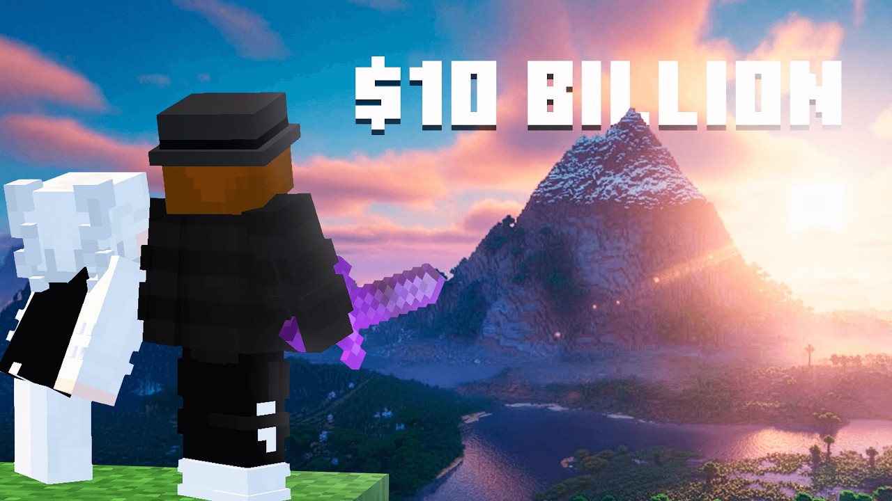 I Became the RICHEST in just 1 HOUR on the BIGGEST Minecraft Server…