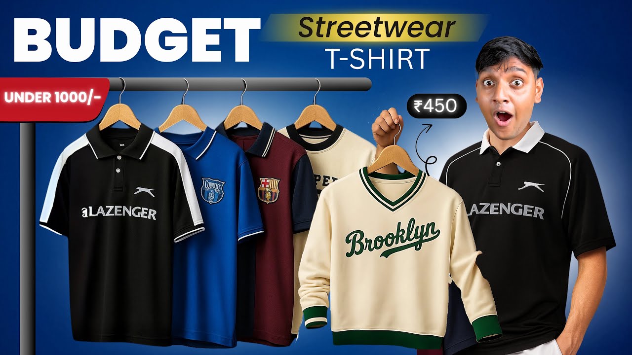 TOP 7 COOL STREETWEAR OVERSIZED JERSEY IN BUDGET 🔥😍 