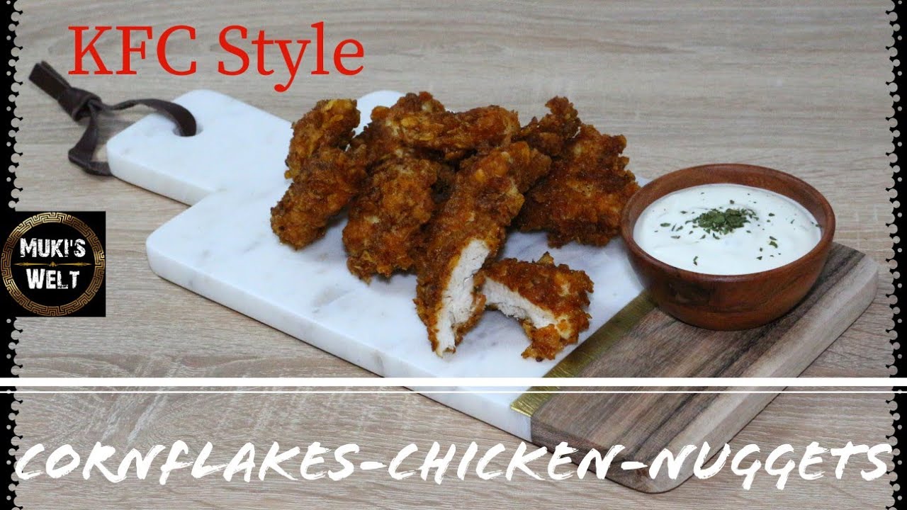 🍗Cornflakes Chicken Nuggets🍗KFC Style/Fingerfood/Extra knusprig/Chicken Nuggets/Rezept/Fried Chicken